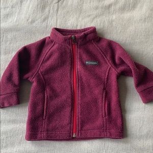 Columbia fleece jacket 6-12M